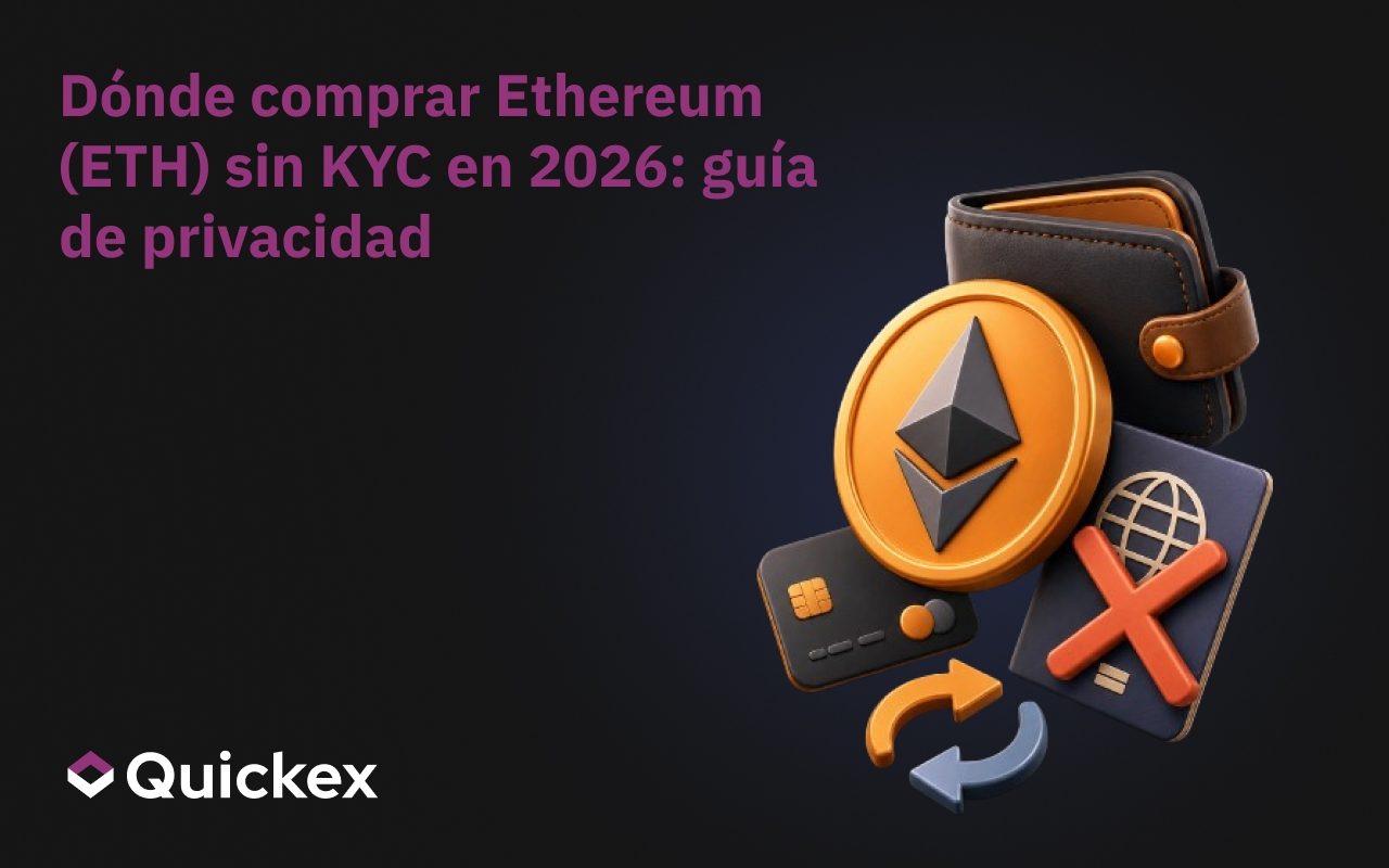Dónde comprar Ethereum (ETH) sin KYC en 2026: La guía de privacidad