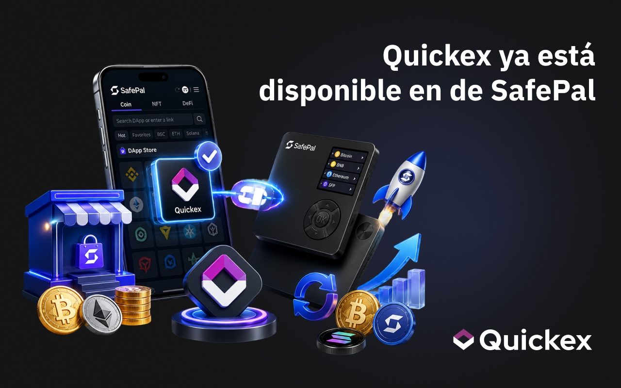 Quickex ya está disponible en la DApp Store de SafePal