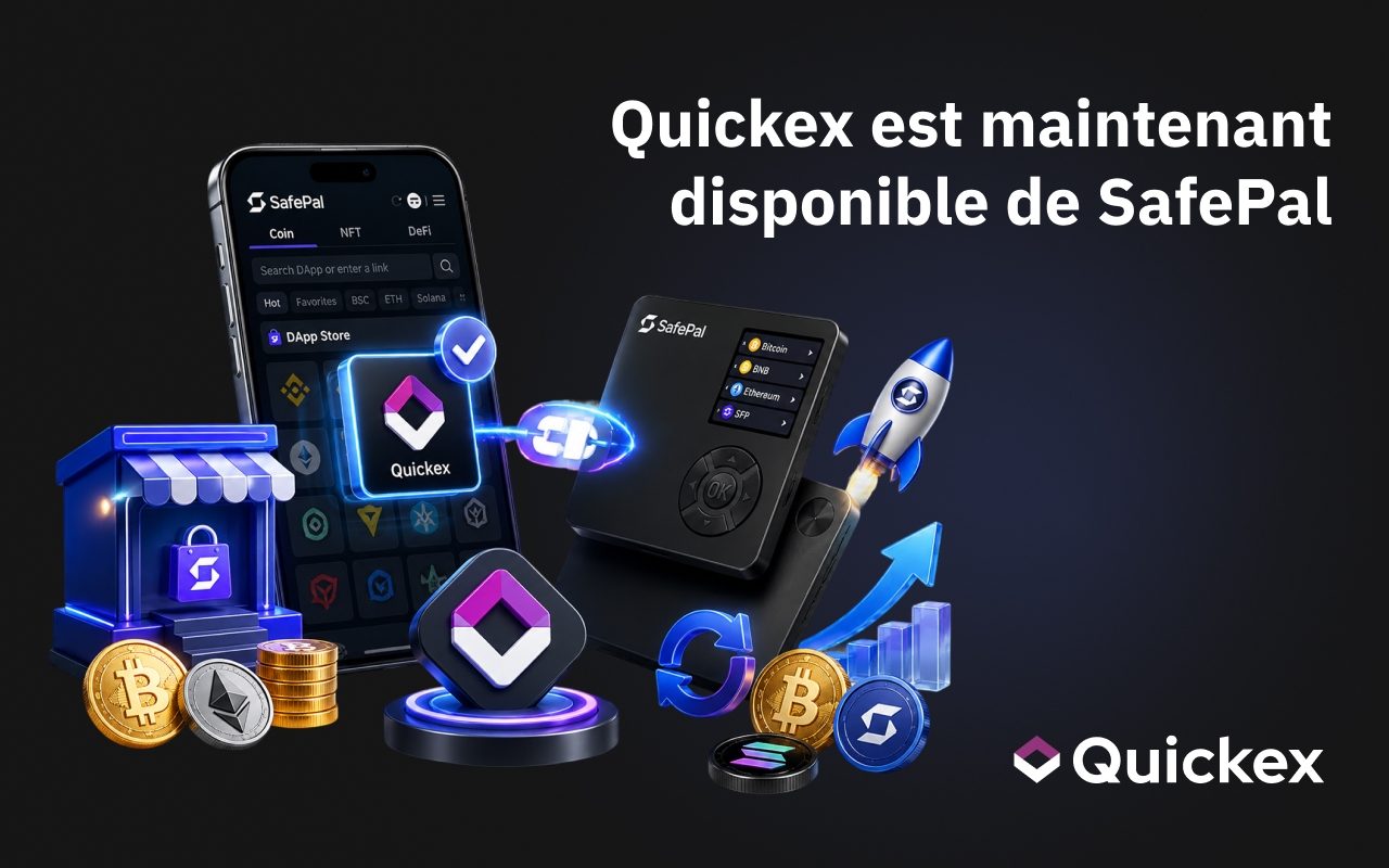 Quickex est maintenant disponible dans la DApp Store de SafePal