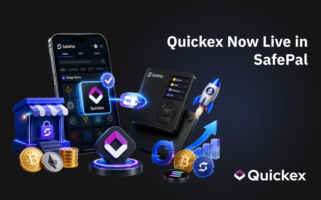 Quickex Now Live in SafePal Wallet DApp Store